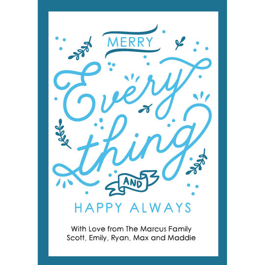 Merry Everything Flat Holiday Cards